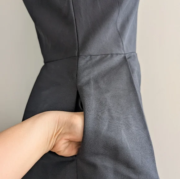 Kate Spade Silk Cotton Pleated Hem Dress - Picture 11 of 16